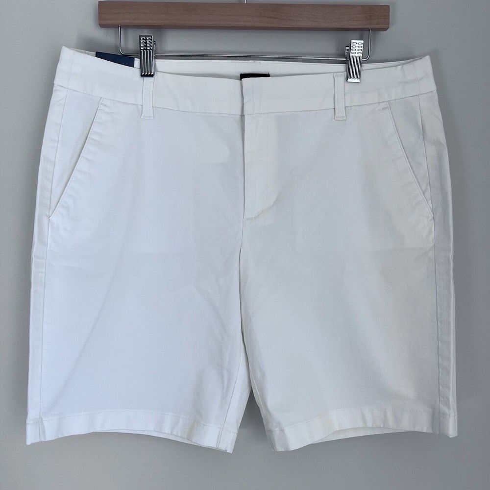 J. Crew White Women's Bermuda Shorts